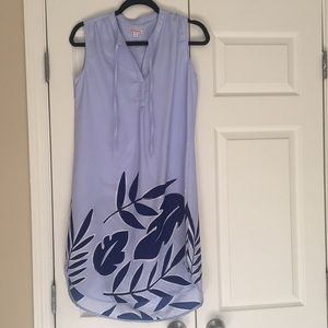 Blue resort style dress